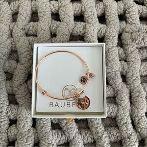 rose gold baubelle “be” bangle bracelet